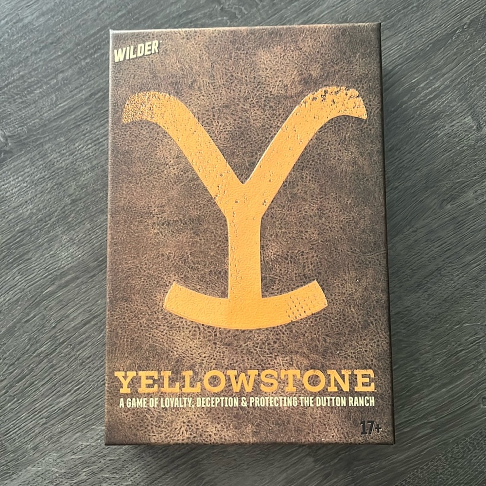 NIB - Wilder Yellowstone Card Game Based On Hit Show Dutton Ranch